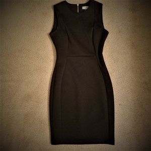 Calvin Klein Black Sheath Dress, Size 4